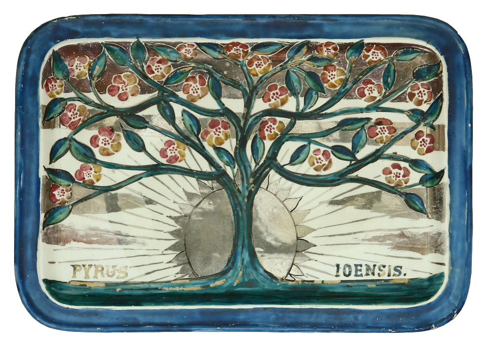 John Pearson ceramic plate, Guild of Handicrafts